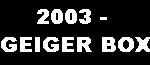 GEIGER BOX